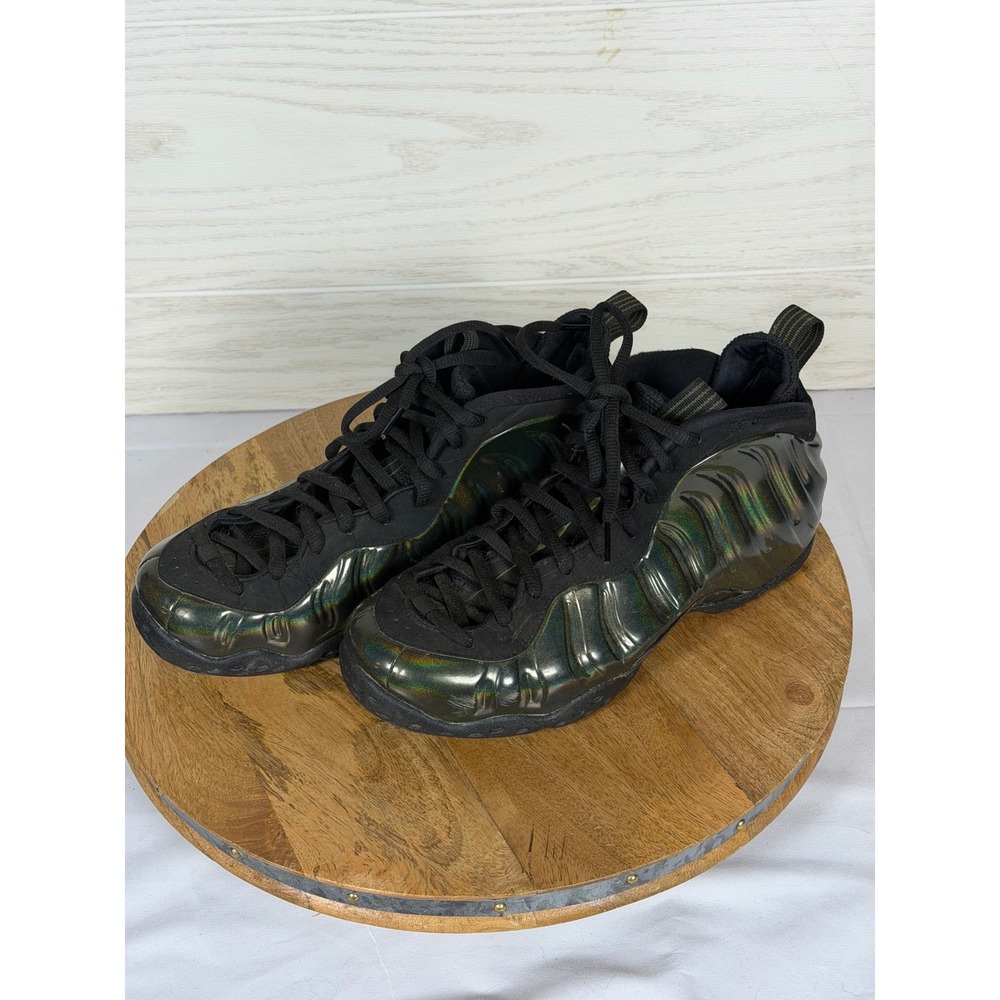 Nike Air Foamposite One Legion Green Black Sneakers 314996-301 Mens 10.5